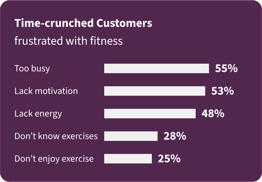 List of challenges for personas.