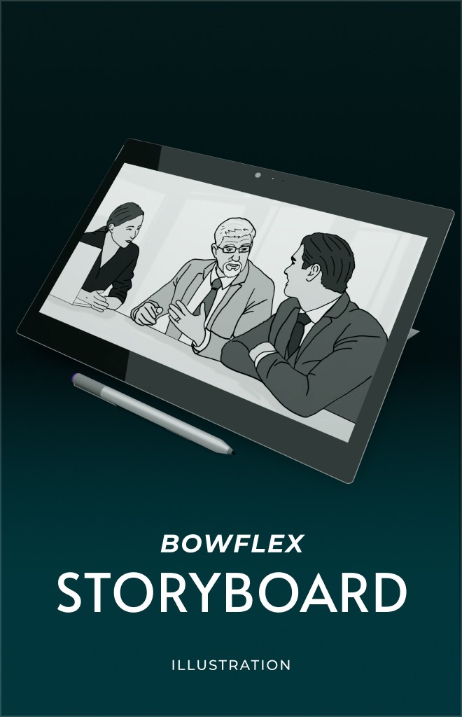 Project: Storyboard crafted for Bowflex.
