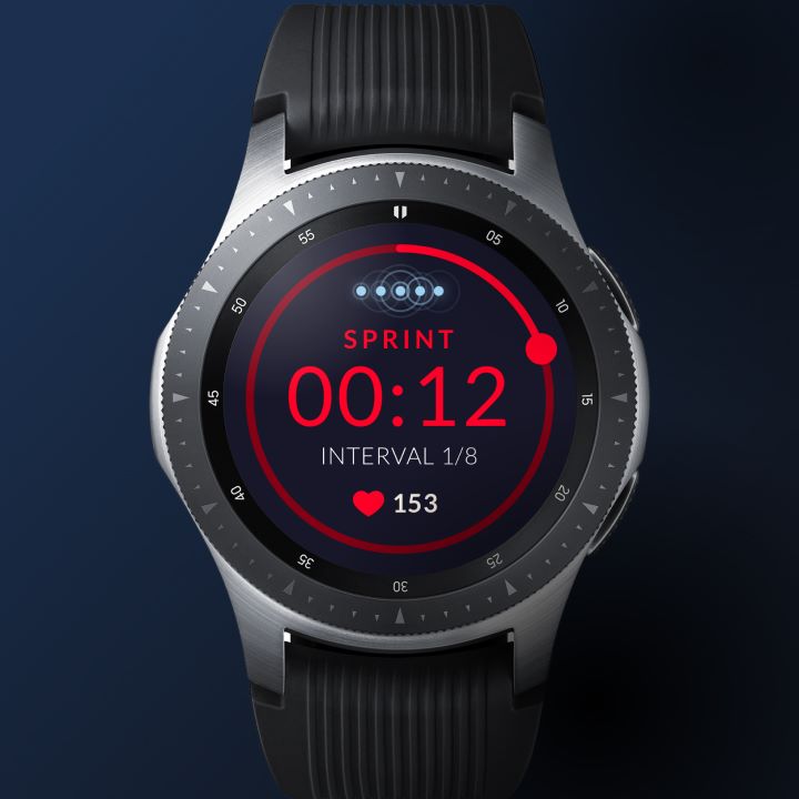 Smartwatch UX-UI design.