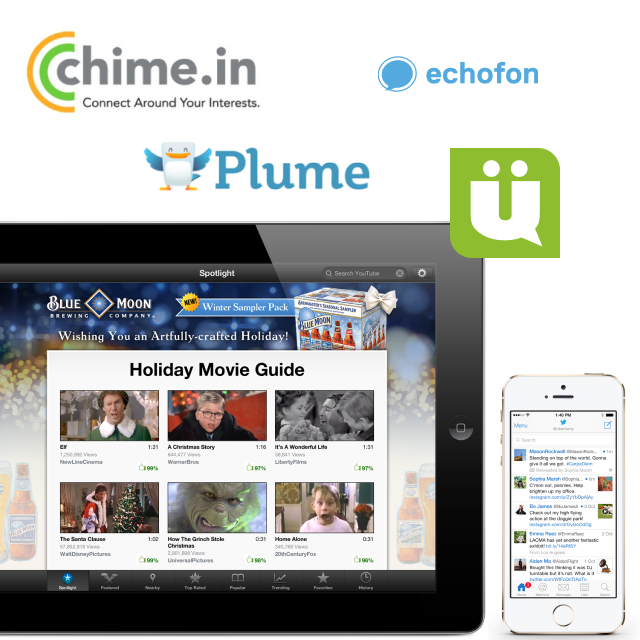Chime.in, Plume, UberSocial, Echofon, and other apps.